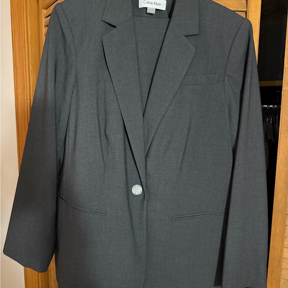 Calvin Klein Charcoal Suit